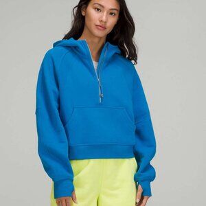 Lululemon Cropped Scuba Hoodie S/XS in Poolside Blue